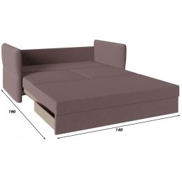 Диван детский Лени Plush Brown