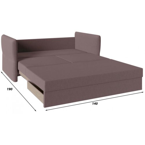 Диван детский Лени Plush Brown