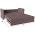 Диван детский Лени Plush Brown