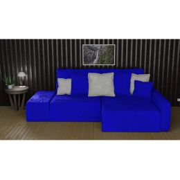 Диван модульный Портленд Велюр Blue