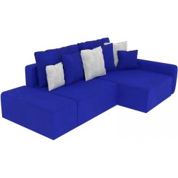 Диван модульный Портленд Велюр Blue
