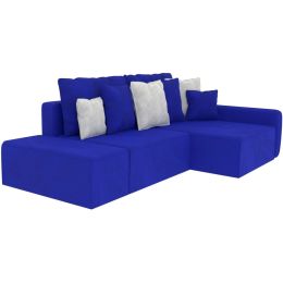 Диван модульный Портленд Велюр Blue