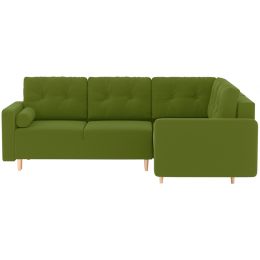 Диван модульный угловой Белфаст Plush Green