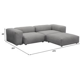 Диван модульный угловой Фиджи-4 Grey