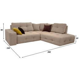 Диван модульный угловой Спилберг Beige
