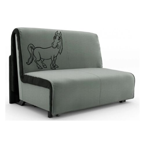 Диван прямой Elegance Horse2 Grey аккордеон