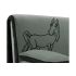 Диван прямой Elegance Horse2 Grey аккордеон