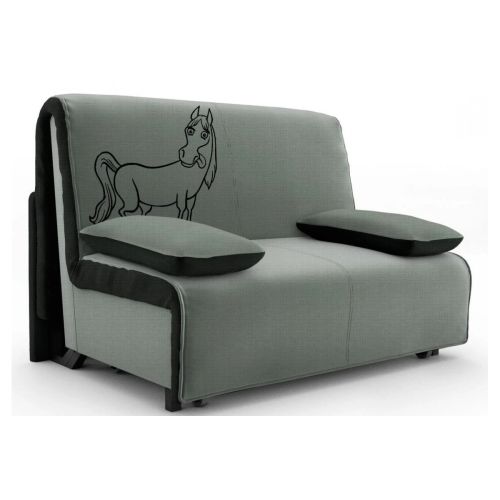 Диван прямой Elegance Horse2 Grey аккордеон