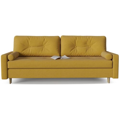 Диван прямой Белфаст unit MaxYellow пантограф