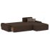 Диван угловой Nordviks (Модерн) Plush Brown - Light Brown