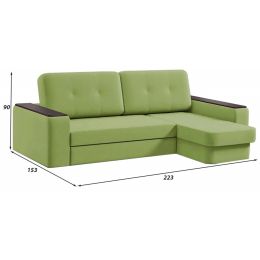 Диван угловой Арго Green