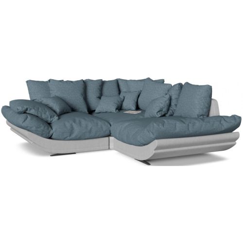 Диван угловой Авиньон Двойной White Blue