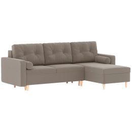 Диван угловой Белфаст Plush Light Brown