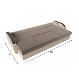 Диван угловой Форсайт Микс Plush 5