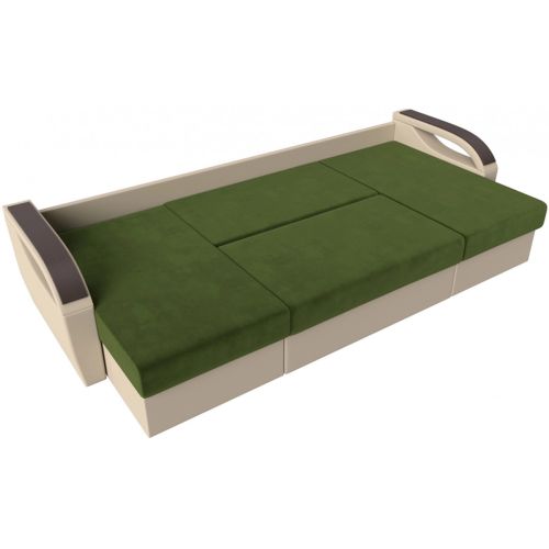 Диван угловой Форсайт Вельвет Микс Green-Beige