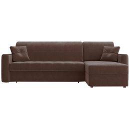 Диван угловой Ницца Plush Brown