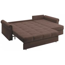 Диван угловой Палермо Plush Brown