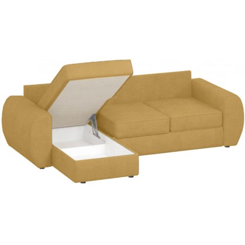 Диван угловой Валери Plush Yellow
