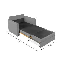 Кресло-кровать Виола Plush Grey