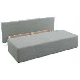 Прямой диван Консул (Каир) Gray еврокнижка