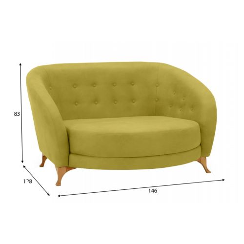 Диван Борнео Yellow