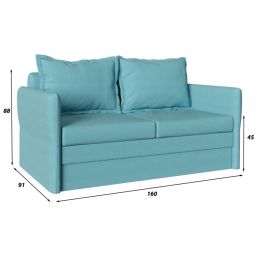 Диван детский Лени Plush Blue