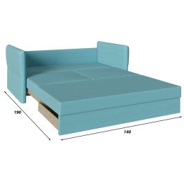 Диван детский Лени Plush Blue