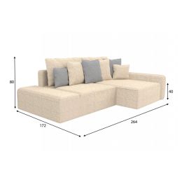 Диван модульный Портленд Сountry Beige