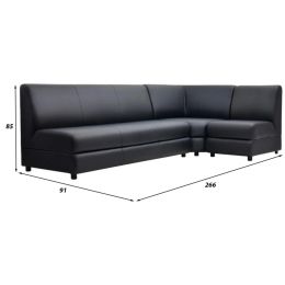Диван модульный угловой Берн Black