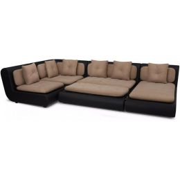 Диван модульный угловой Кормак-3 Plush Coffee