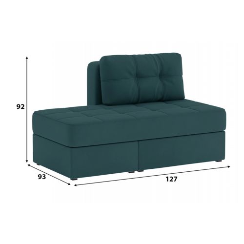 Диван Оливер Уно Изумруд