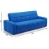 Диван прямой Boss 25.1 Blue Клик кляк