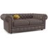 Диван прямой Chesterfield Teos Brown нераскладной