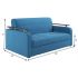Диван Ромул Plush Blue