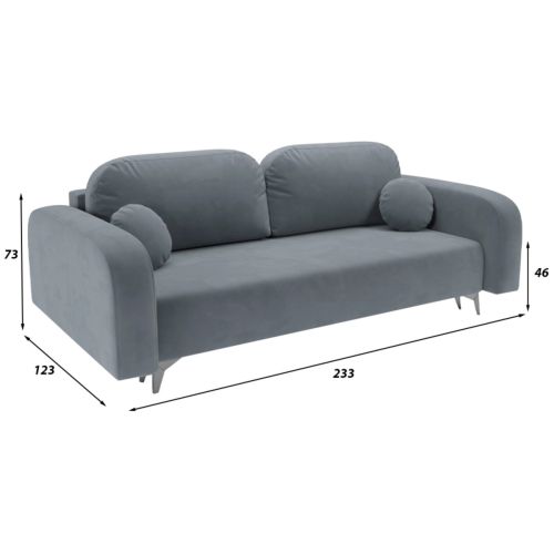 Диван Цюрих Plush Grey