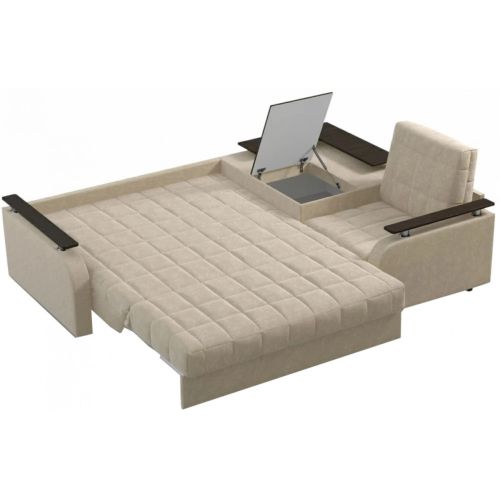 Диван угловой Даллас с баром Beige