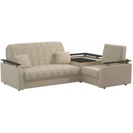Диван угловой Даллас с баром Beige