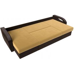 Диван угловой Форсайт Вельвет Еллоу-Brown