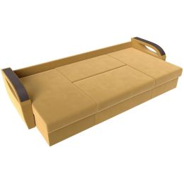 Диван угловой Форсайт Вельвет Еллоу