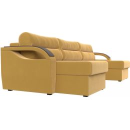 Диван угловой Форсайт Вельвет Еллоу