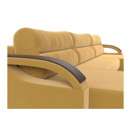 Диван угловой Форсайт Вельвет Еллоу