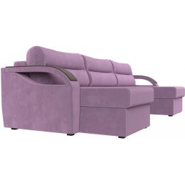 Диван угловой Форсайт Вельвет Лилак
