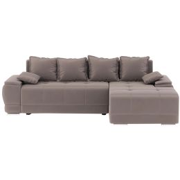 Диван угловой Нордкиса Plush Мини Light Brown