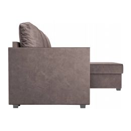 Диван угловой Рим Вельвет Бархат Coffee