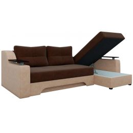 Диван угловой Сенатор велюр