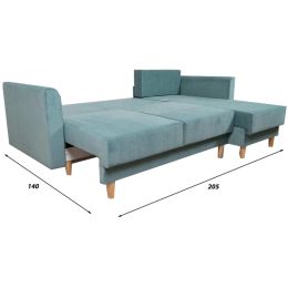 Диван угловой Юстин 2 Дизайн 3