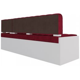 Кухонный диван Гамбург Вельвет Бархат Red