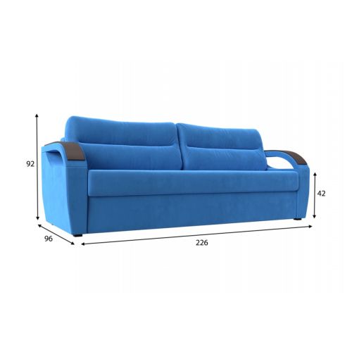 Диван Форсайт Plush Blue