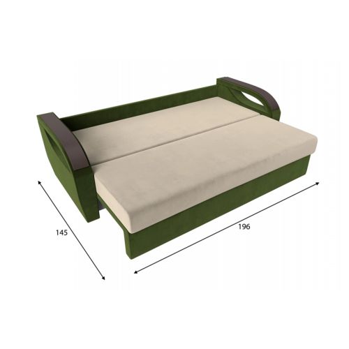 Диван Форсайт Вельвет Beige-Green