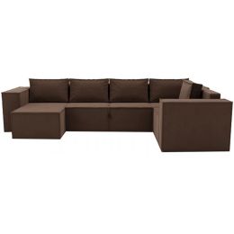 Диван модульный Лофт П-образный Brown